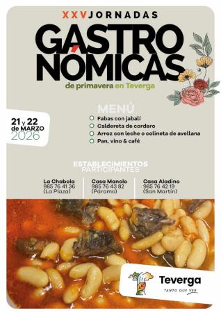 Jornadas gastronómicas de primavera. Teverga