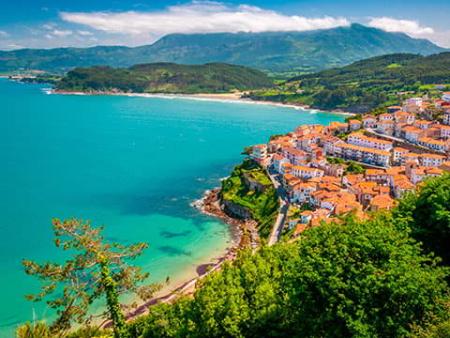 Imagen Vistas de Lastres, pueblo marinero en el concejo de Colunga.