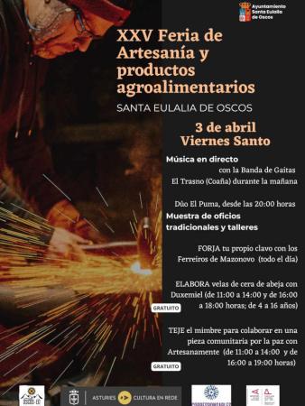 Feria de artesanía y productos agroalimentarios. Santa Eulalia de Oscos
