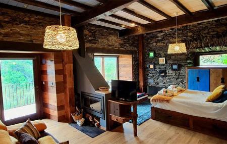 Apartamento rural El Bosque de las Vinas salón