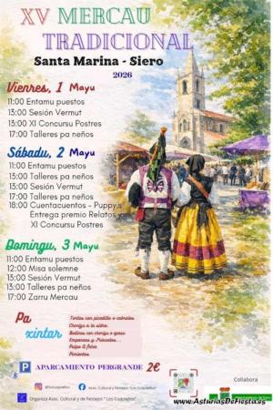 Mercado Tradicional Santa Marina. Siero