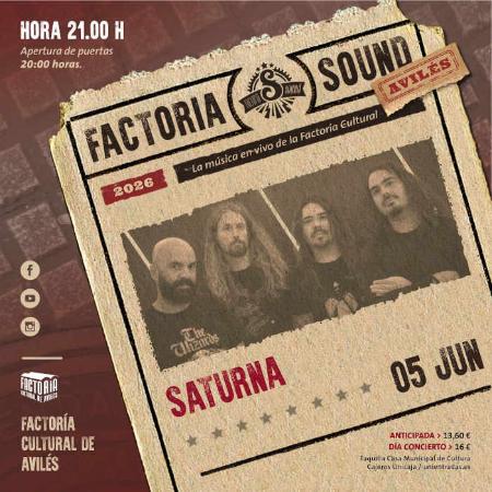 Saturna. Factoria Sound. Concierto en Avilés