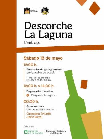 Descorche La Laguna en L'Entregu. San Martín del Rey Aurelio