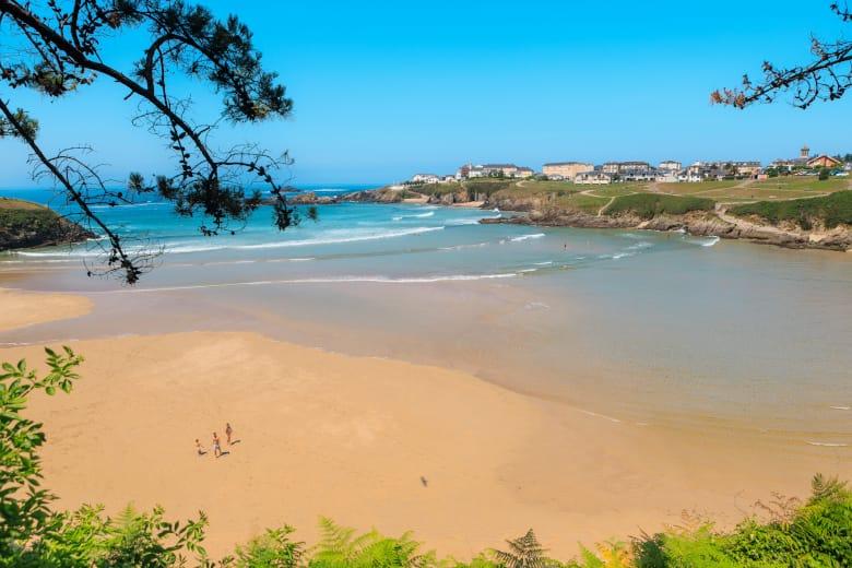 Imagen de la playa de Anguileiro (Tapia)