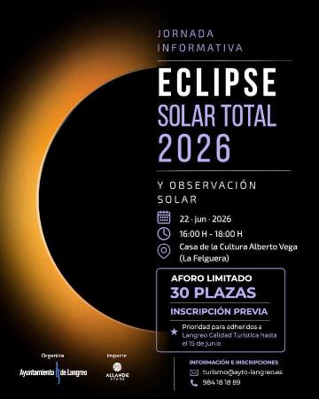 Eclipse Solar Total. Taller en Langreo