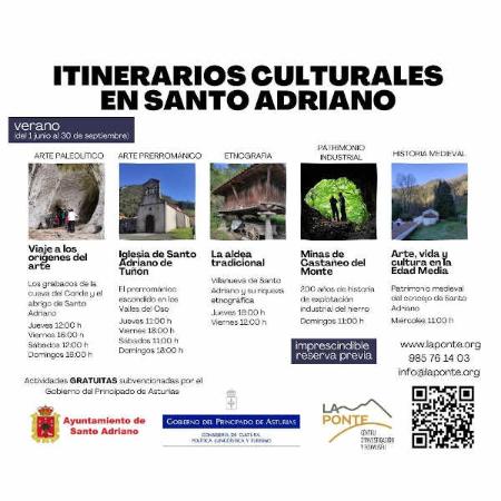 Itinerarios culturales en Santo Adriano