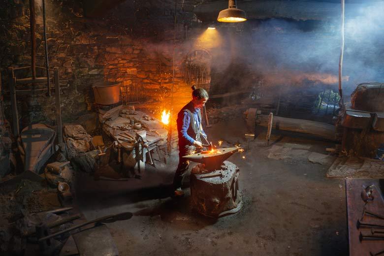 A picture of a blacksmith’s workshop (Santa Eulalia de Oscos)
