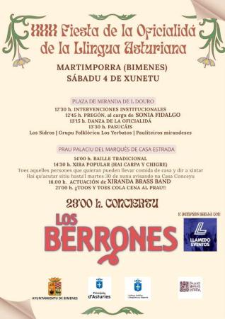 XXX Fiesta de la Oficialidá de la Llingua Asturiana en Bimenes