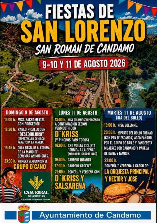Fiestas de San Lorenzo en San Román. Candamo