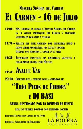 Fiestas de Nuestra Señora del Carmen. Ribadesella