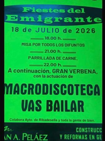 Fiestes del Emigrante en Camangu. Ribadesella