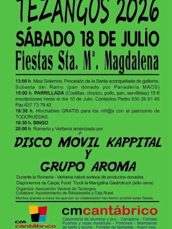 Fiestas de Santa María Magdalena en Tezangos. Ribadesella