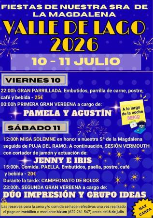 Fiestas de Nuestra Señora de la Magdalena en Valle de Lago. Somiedo