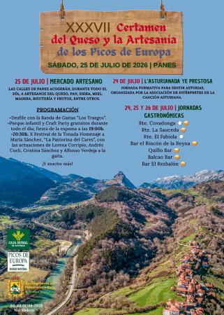 XXXVII Certamen del Queso y la Artesanía de los Picos de Europa. Peñamellera Baja Panes