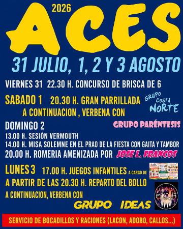 Fiestas de Aces 2026. Candamo