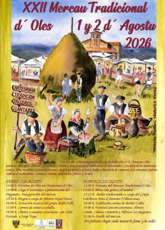 XXII Mercáu Tradicional de Olés. Villaviciosa