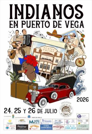 Fiesta indiana en Puerto de Vega. Navia