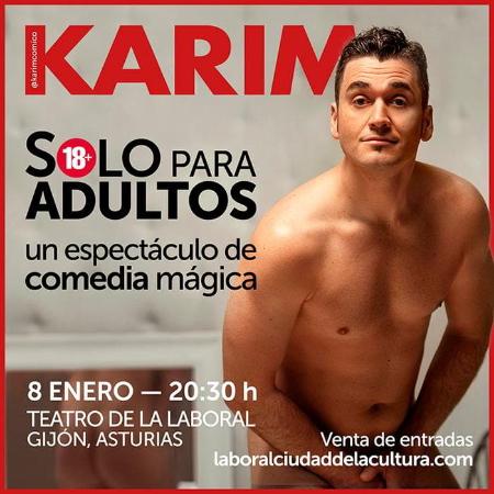 Karim. Sólo para adultos. Humor en Gijón