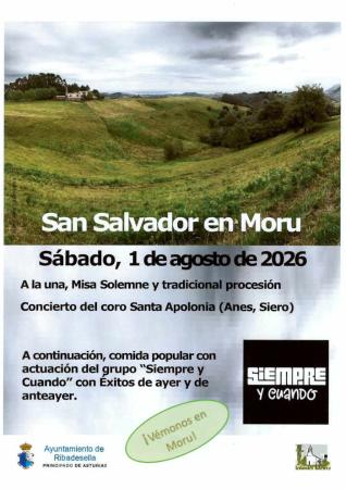 Fiesta de San Salvador en Moru. Ribadesella