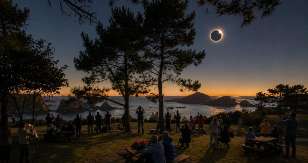 Imagen Guía para disfrutar del eclipse en Asturias: consejos y horarios