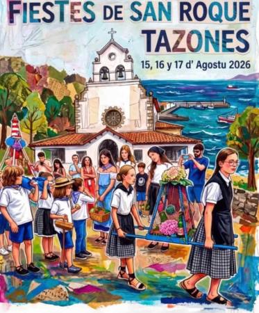 Fiestas de San Roque en Tazones. Villaviciosa