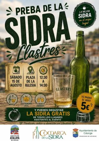 Preba de la Sidra en Llastes. Colunga