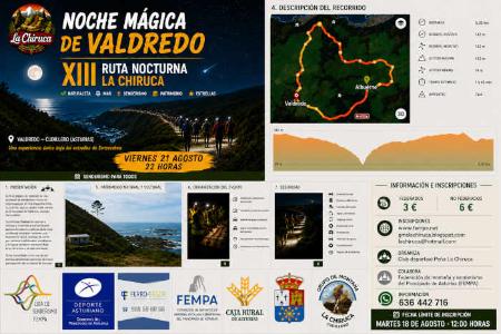 Noche mágica de Valdrero. Ruta en Cudillero