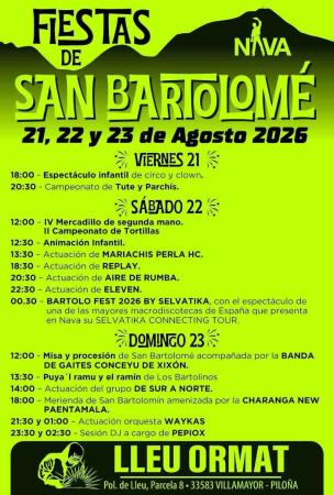 Fiestas de San Bartolomé. Nava