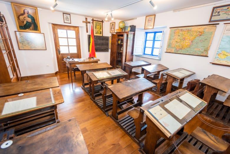 A view of the interior of the Ethnographic Museum in Grandas de Salime