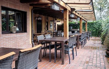 La Ferrada, la terrasse
