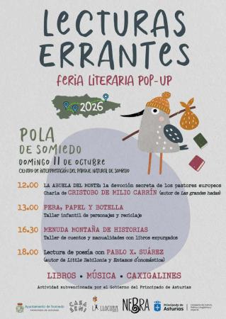Lecturas errantes. Feria literaria en Somiedo