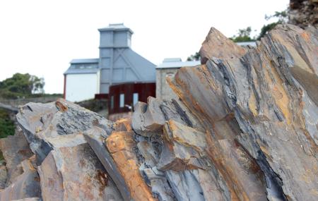 El castillete del Conjunto Industrial Histórico de la mina de carbón de Arnao