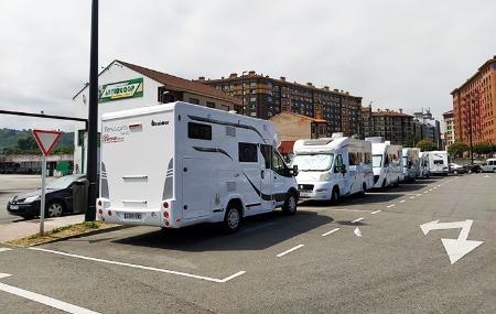 Motorhome area in Avilés