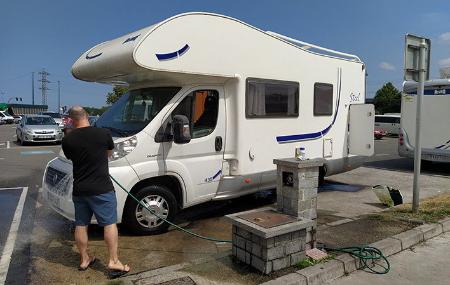 Motorhome area in Avilés