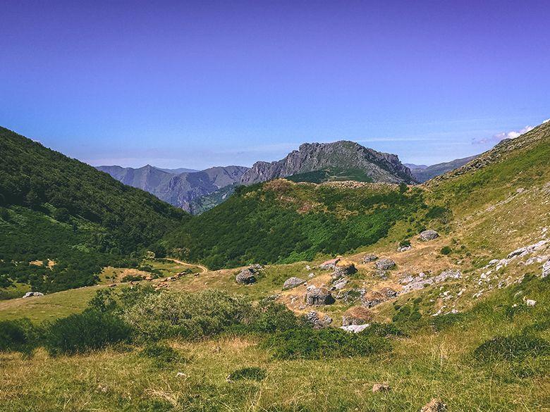 Imagem da rota para a braña de Sousas