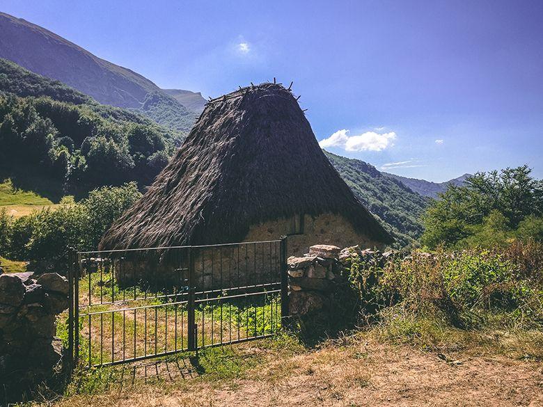 Imagem da rota para a braña de Sousas