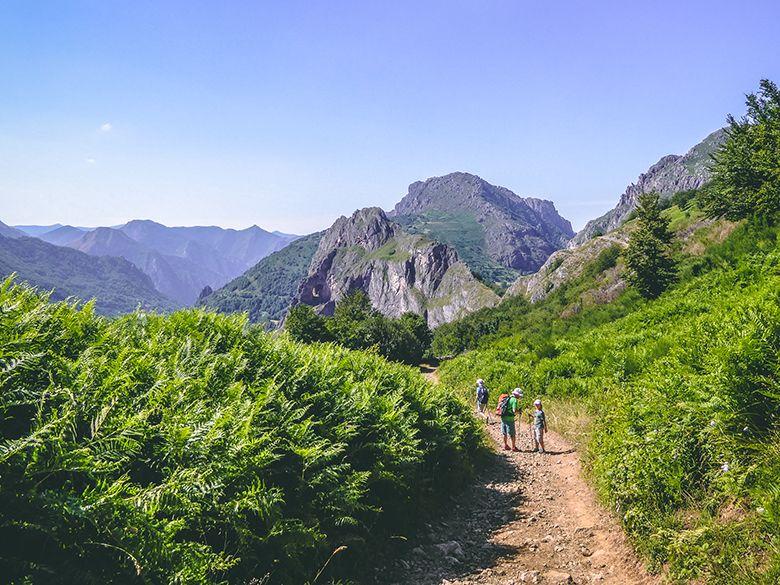 Immagine del percorso verso il passo del Sousas