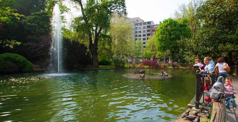 Image of the Campo de San Francisco in Oviedo