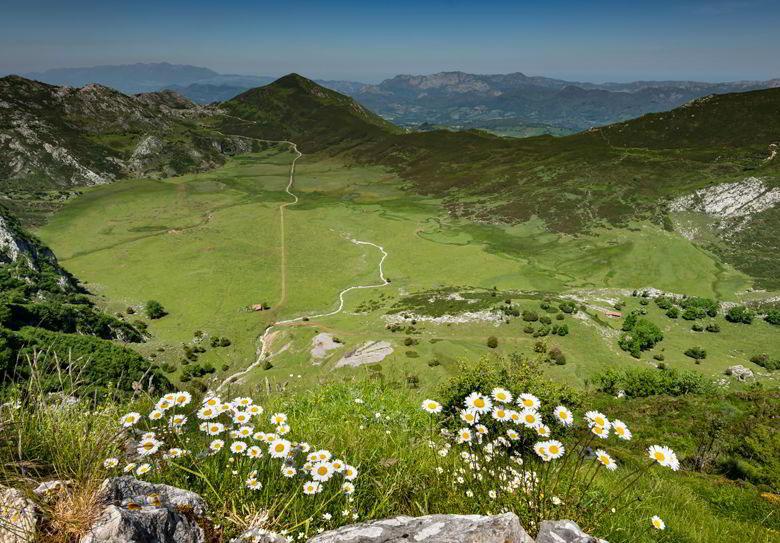 Foto der Vega de Comeya vom Mirador del Príncipe aus.