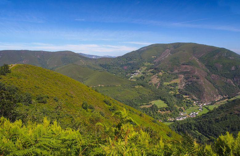 Imagem do miradouro de Montecin (Mual, Cangas del Narcea)