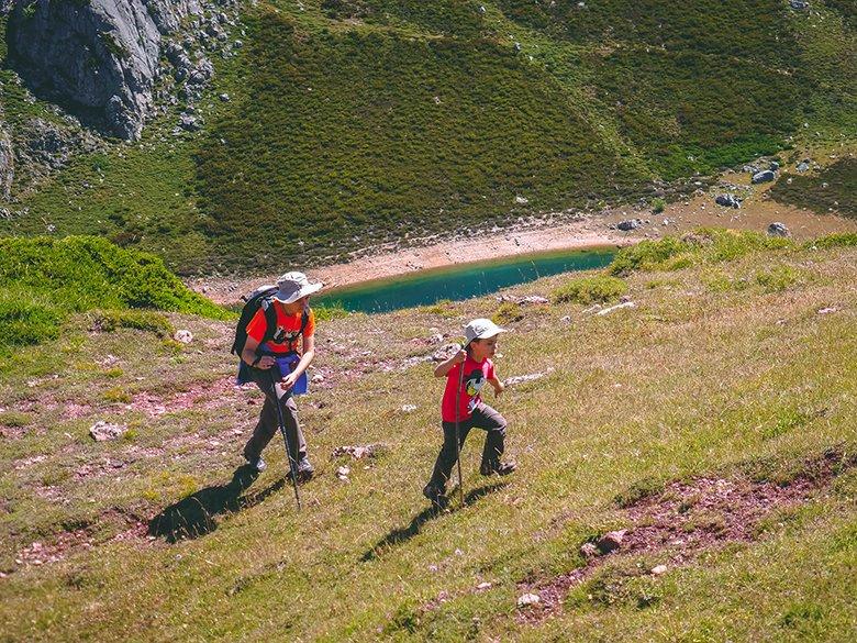 Immagine dell'itinerario dei laghi di Saliencia