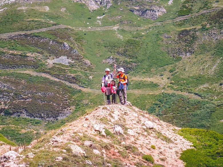 Image de la route des lacs de Saliencia