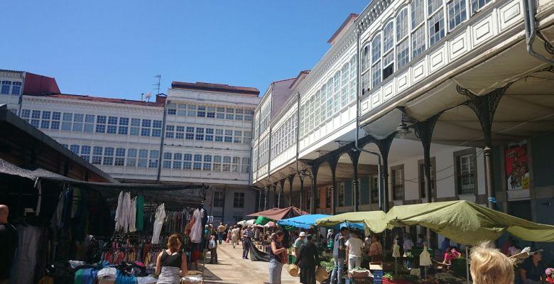Photo d'ambiance au marché d'Avilés