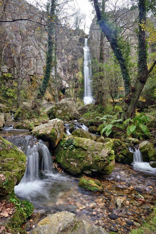 Waterfalls of Oneta in Villayón