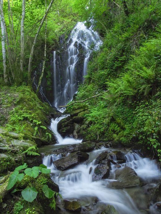 Salgueira-Wasserfall in Taramundi