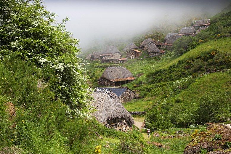 Image de la cabane de Pornacal (Somiedo)