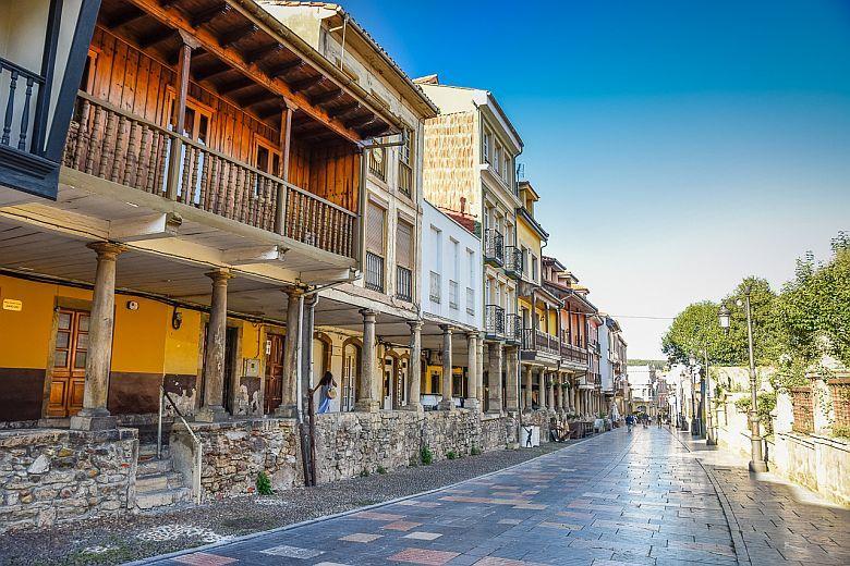 Imagem da rua Galiana em Avilés