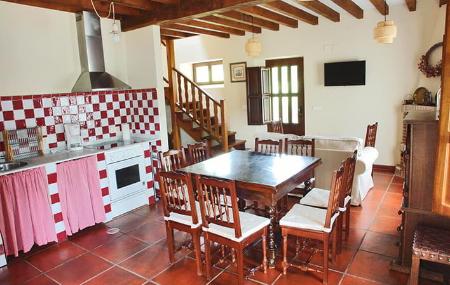 Apartamento rural La Casería del Palacio cocina salón