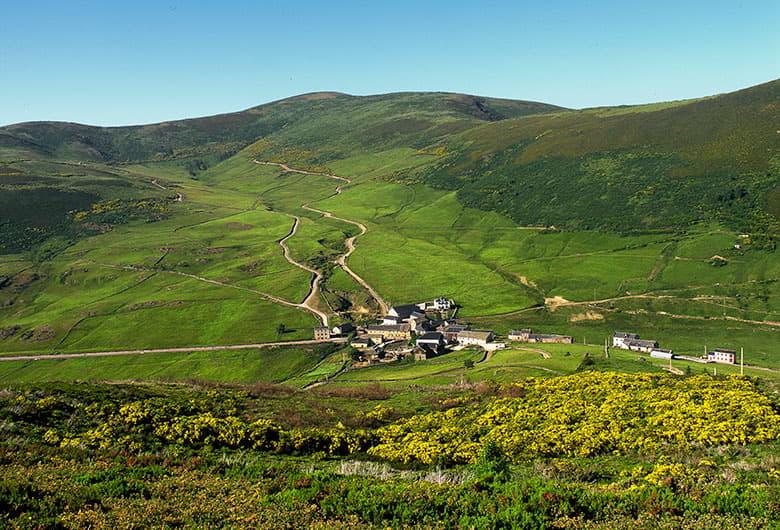 Vista panorâmica de Brañas/Leitariegos (Cangas del Narcea)