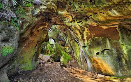 Imagen fondo de escritorio - Cuevas de Andina, El Franco
